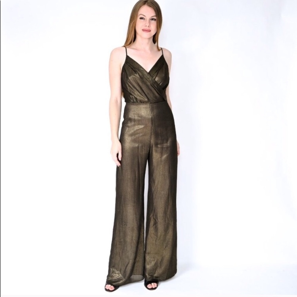 AMANDA UPRICHARD Constantine Lumi Stripe Jumpsuit